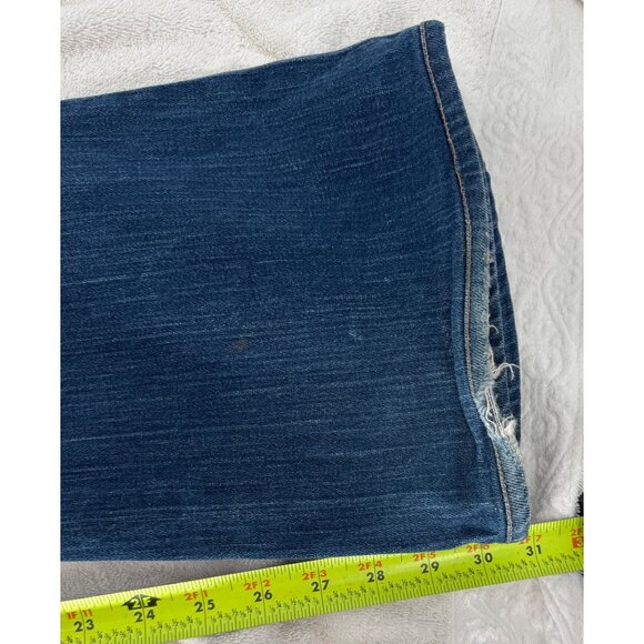 True Religion Womens Vintage Flared Mid Rise Denim Jean - Picture 5 of 12